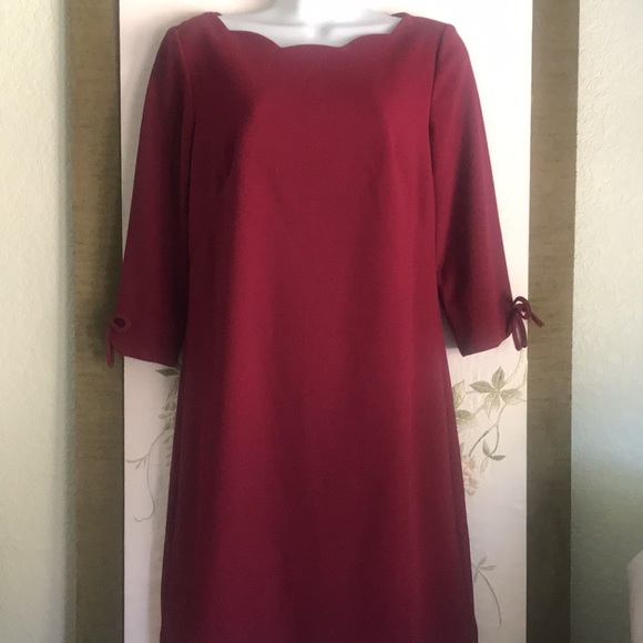 Talbots magenta dress 2P - Picture 10 of 10